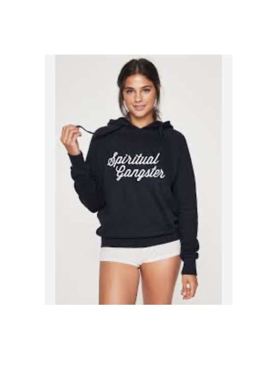 Spiritual Gangster Tops - Spiritual Gangster Logo Classic Hoodie Small